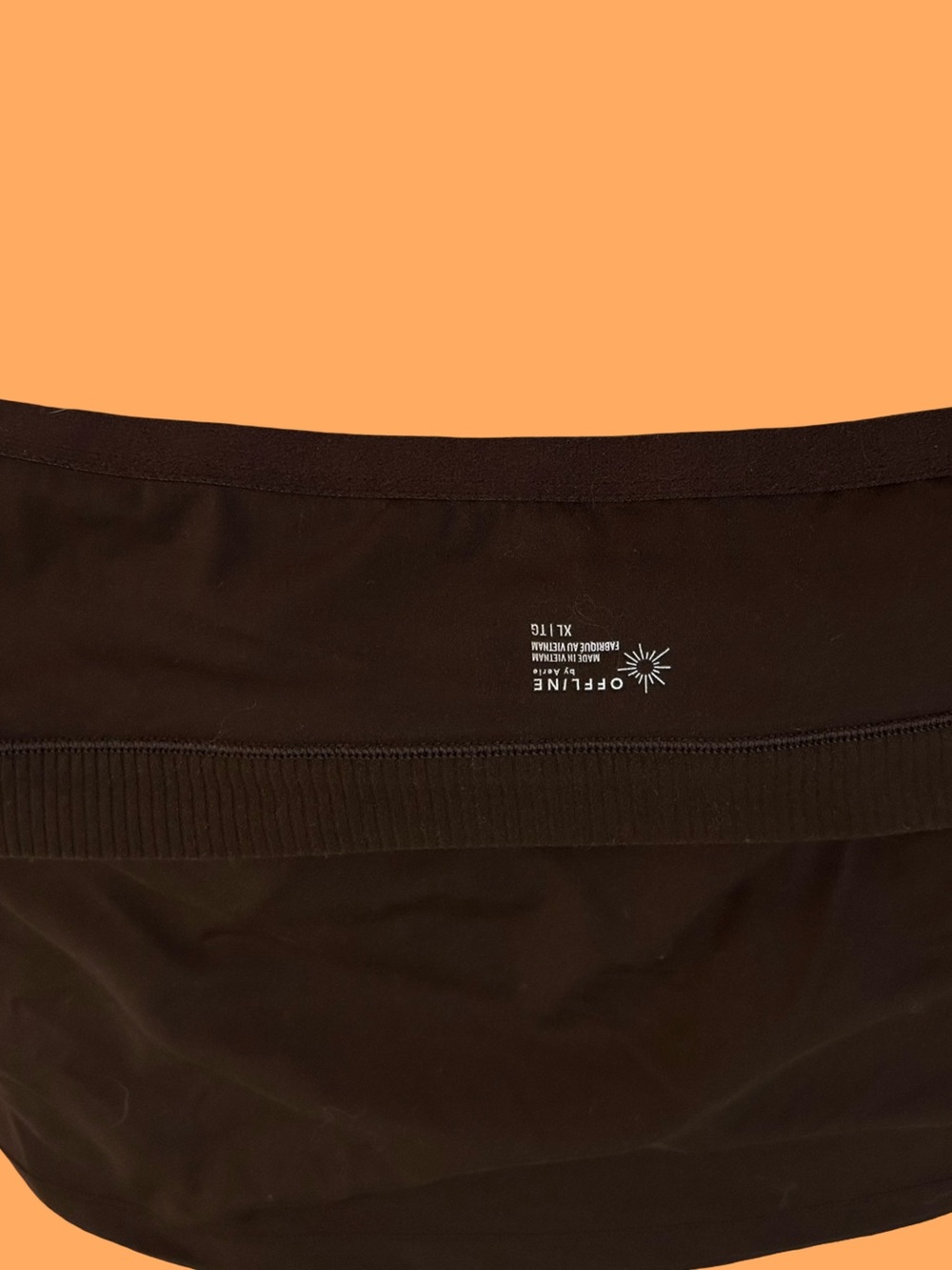 LNW/OT! Aerie Offline Real Me Halter Top Tank. In Size XXL in brown,Slit Sides. - Picture 8 of 14